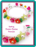 Spring Flower Charms Bracelet