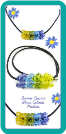Summer Crystals Woven Cylinder Necklace